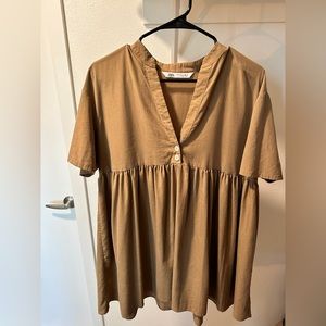 Zara flowy mini dress
